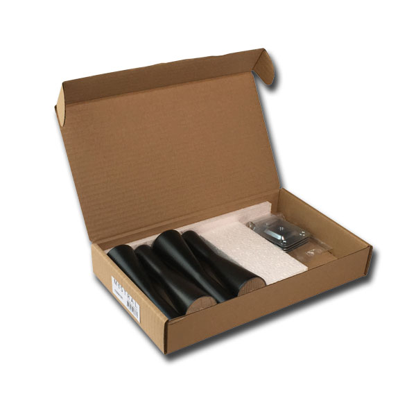 fi 45x150, bukev, črna, lakirana, paket